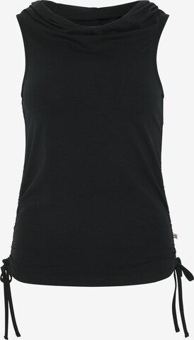 Detto Fatto Sports Top 'Yoga by Caro Cult' in Black: front