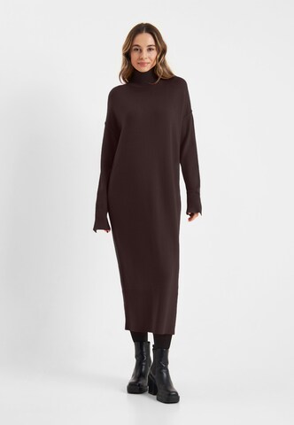 Frieda & Freddies NY Kleid in Braun: Vorderseite