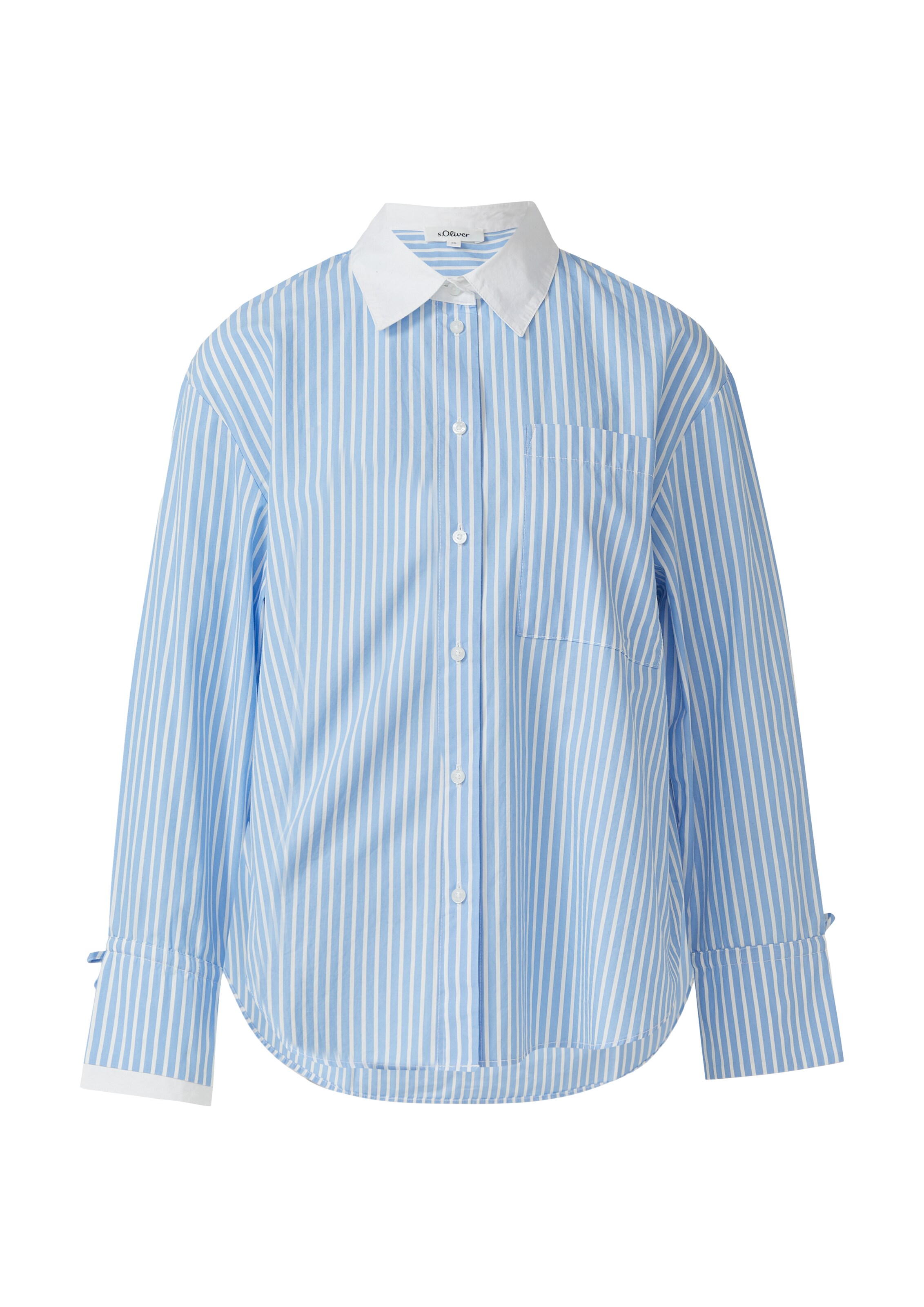 s.Oliver Blouse in Blauw: voorkant