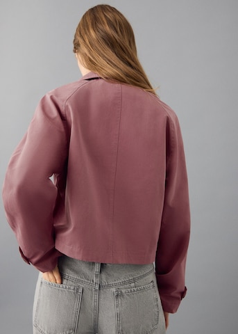 MANGO TEEN Between-Season Jacket 'Rosa' in Pink