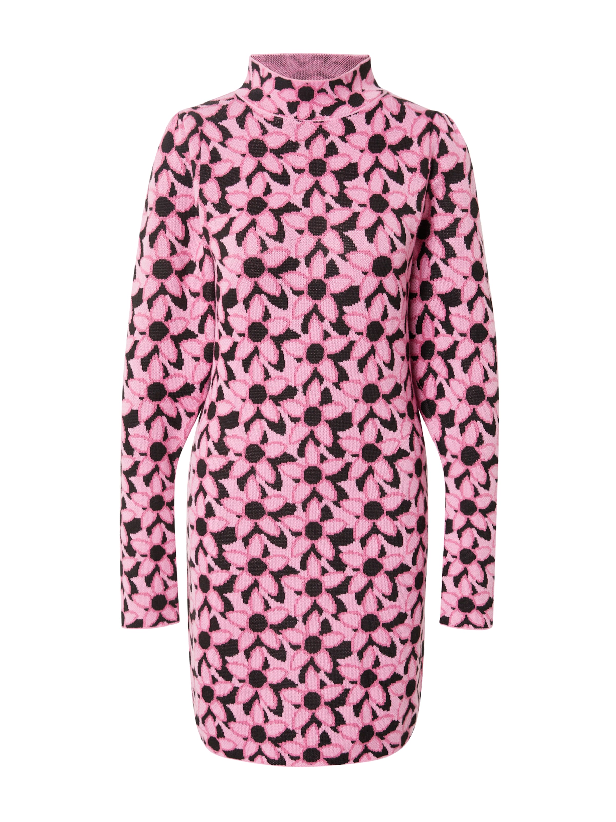 rožinė Warehouse Megzta suknelė: priekis