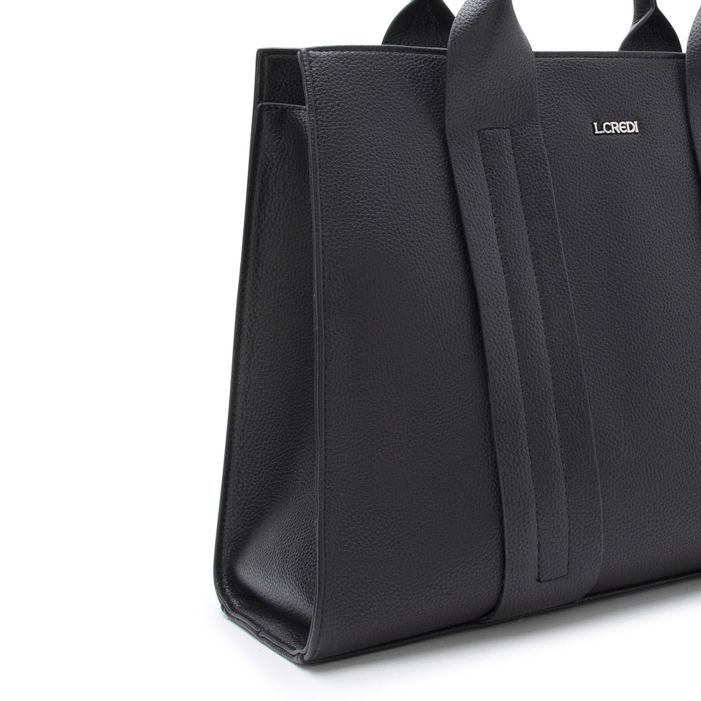 Shopper 'Paria' di L.CREDI in nero