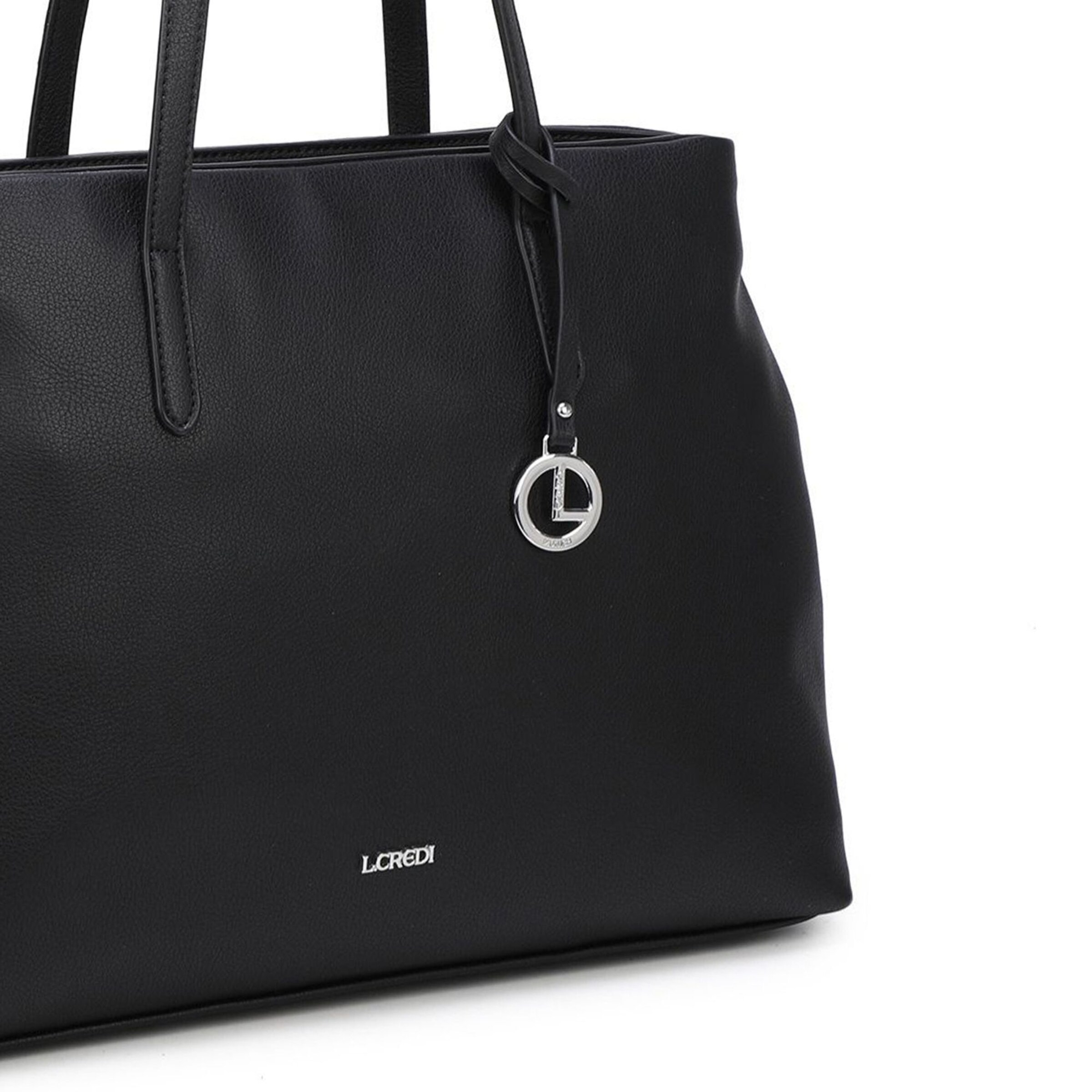 L.CREDI Shopper 'Polly' in Schwarz