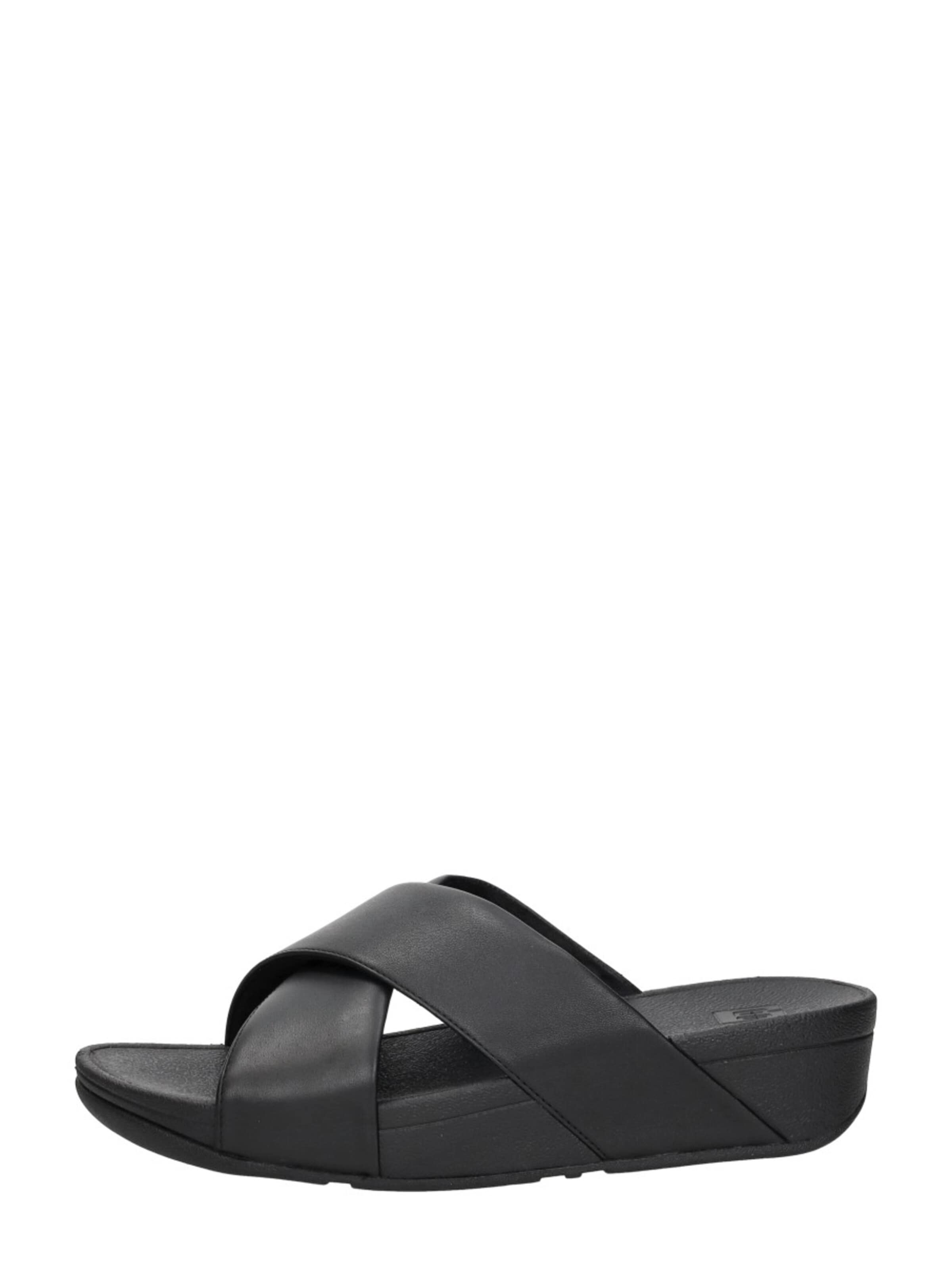 FitFlop Sandals in Black: front