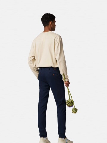 MMXGERMANY Slim fit Chino Pants 'Lupus' in Blue
