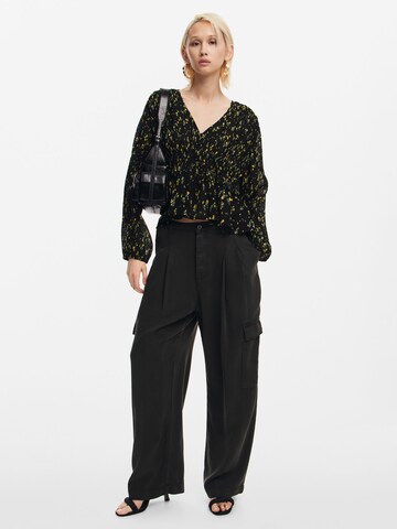 Desigual Bluse in Schwarz
