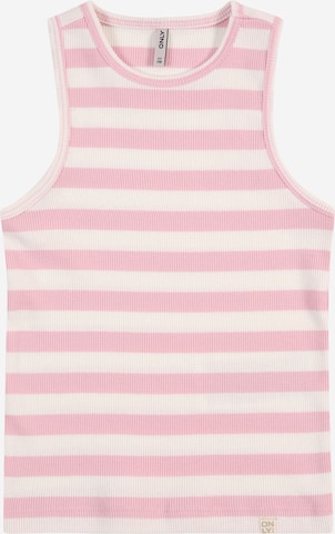 Only Mini Τοπ 'KMGKENYA' σε ροζ: μπροστά