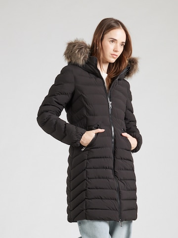 Palton de primăvară-toamnă 'Fuji' de la Superdry pe negru: față