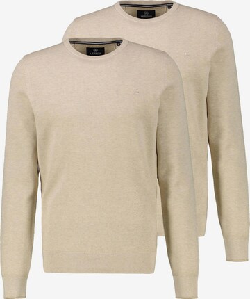 LERROS Sweater 'Basic' in Beige: front