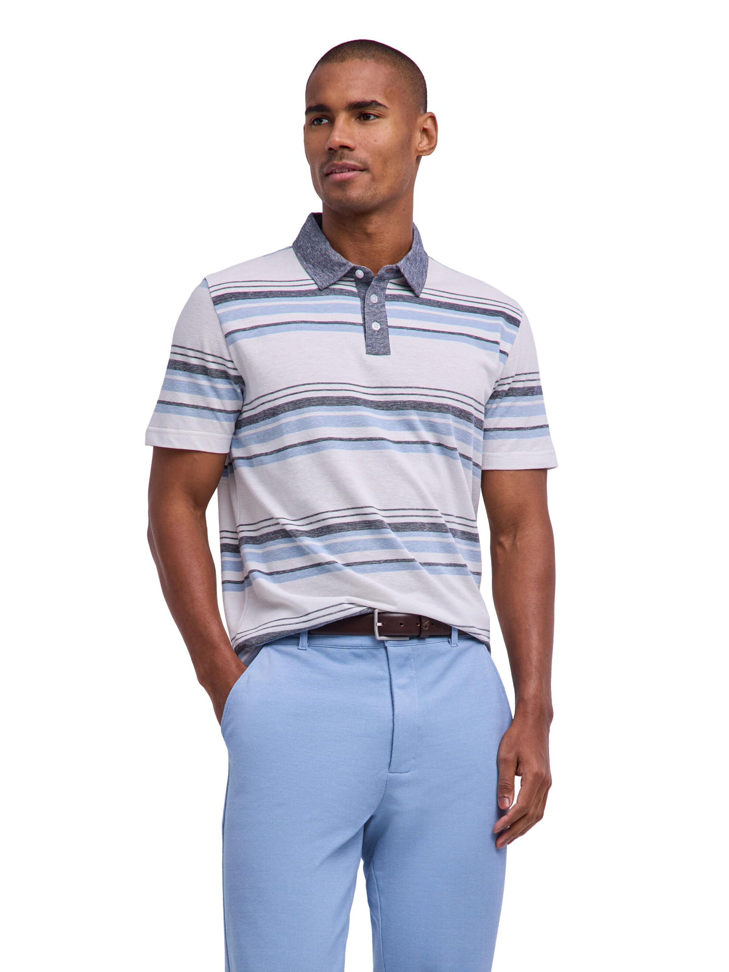 FALKE Shirt 'Cotton Linen'‌‌‌‌‌‌‌‌ in Blau: Vorderseite