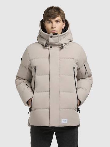 khujo Winter Jacket ' TATO ' in Grey: front