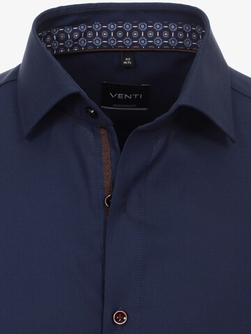 VENTI Regular fit Business Shirt in Blue