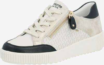 REMONTE Sneaker 'R7901' in hellbeige / schwarz / weiß, Produktansicht