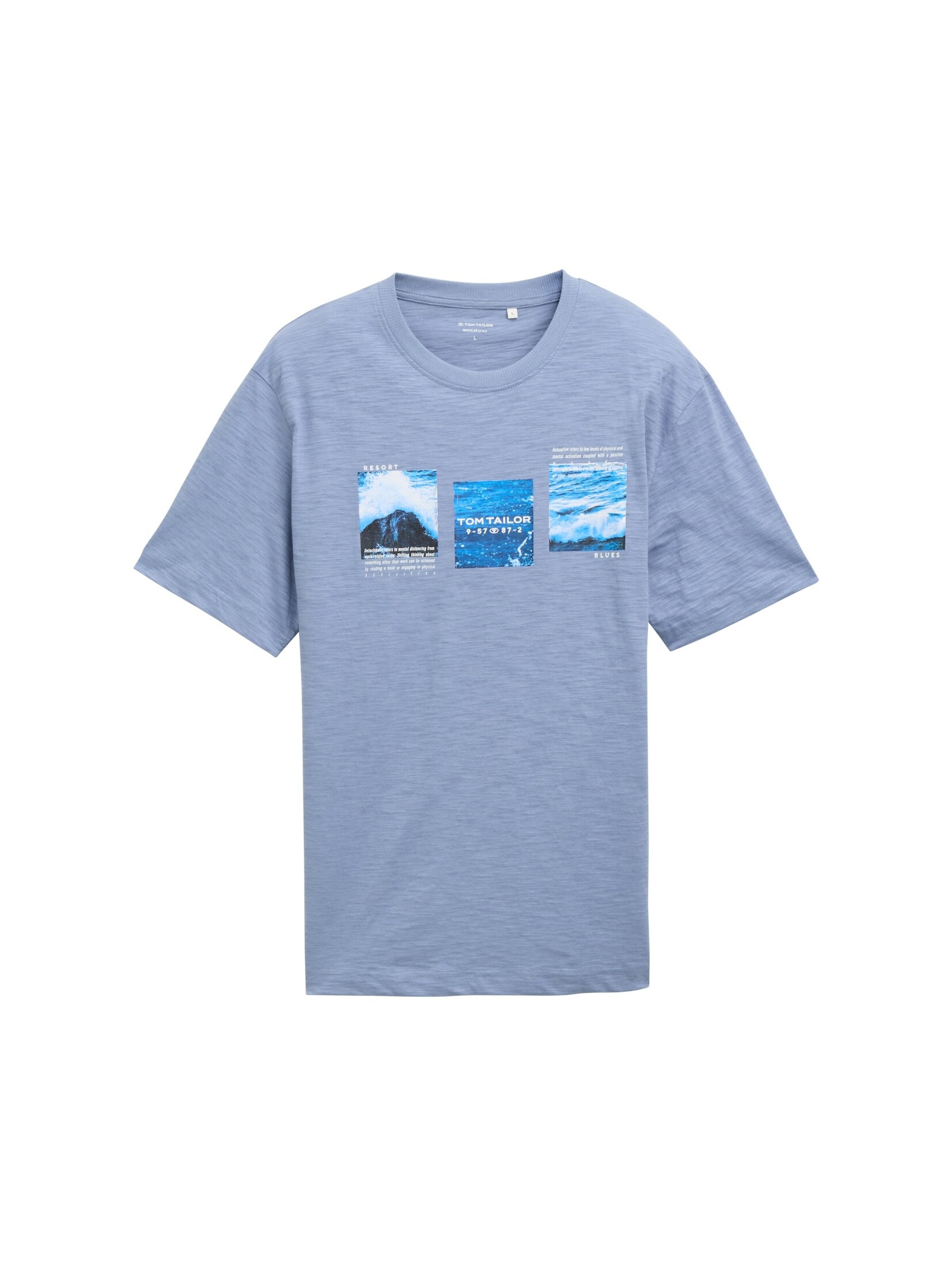 TOM TAILOR T-Shirt in Blau: Vorderseite