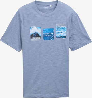TOM TAILOR T-Shirt in Blau: Vorderseite
