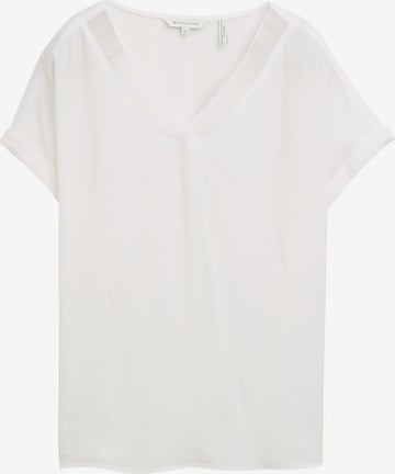TOM TAILOR Blouse in White: front