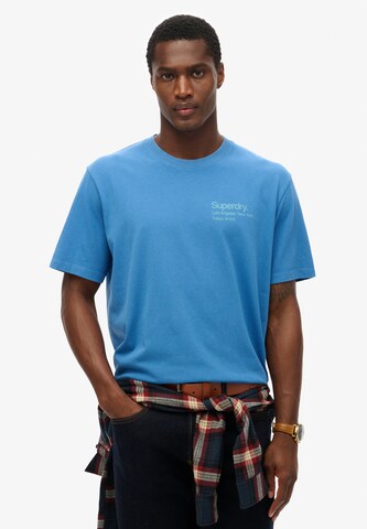 Maglietta 'Core City' di Superdry in blu