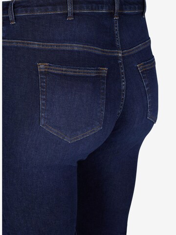 Bootcut Jeans 'Ellen' de la Zizzi pe albastru