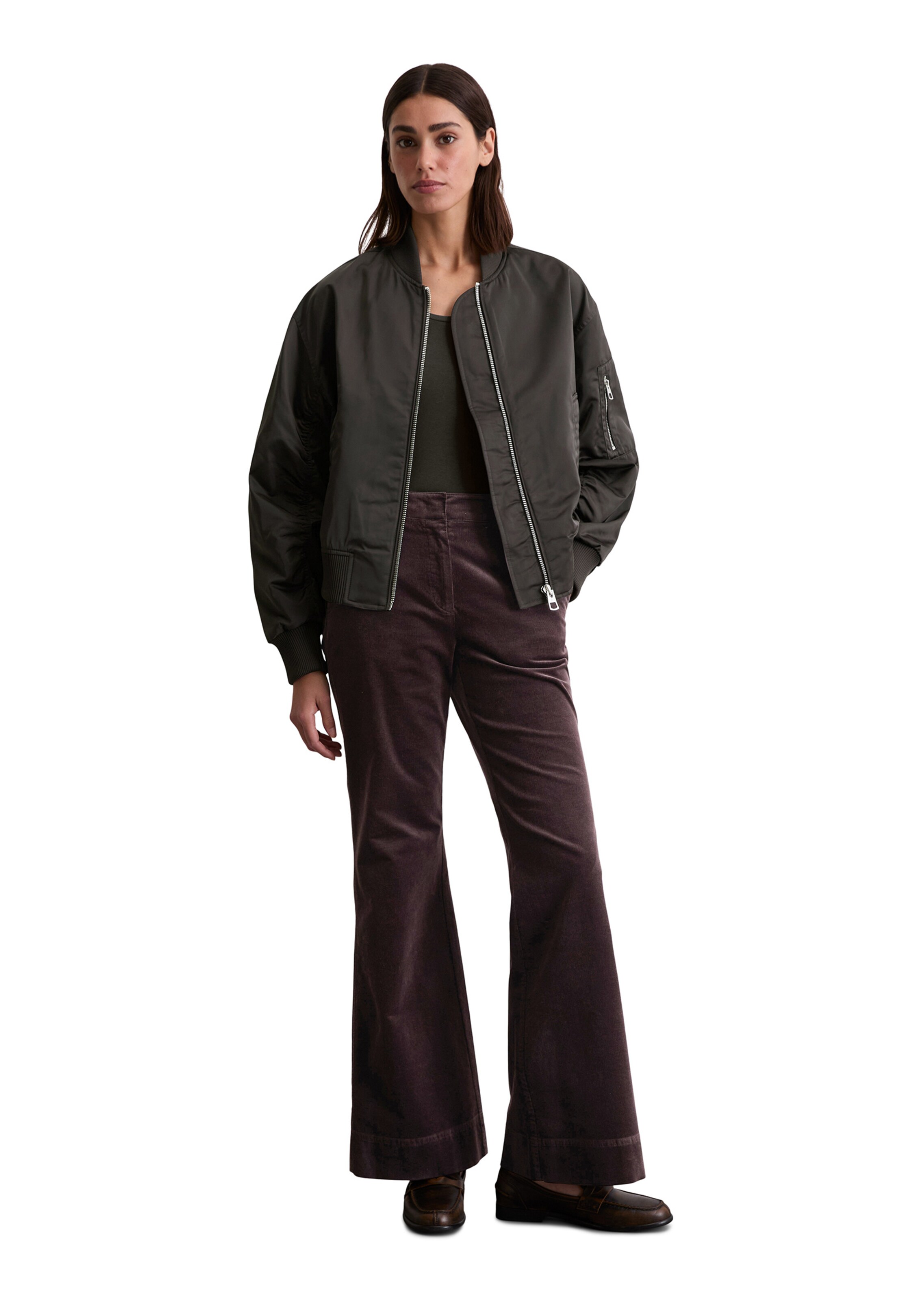 Marc O'Polo Демисезонная куртка в Коричневый