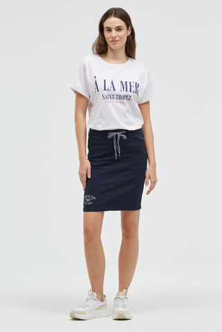 Soccx Skirt in Blue: front