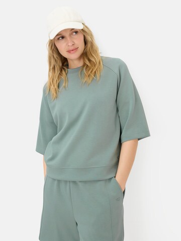 CAMEL ACTIVE Sweatshirt mit Rundhalsausschnitt in Grün