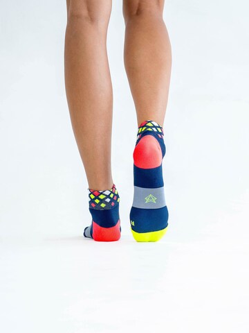 INCYLENCE Athletic Socks 'CRYSTALS SHORT' in Blue