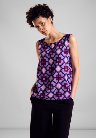 STREET ONE Blouse in Purple: front