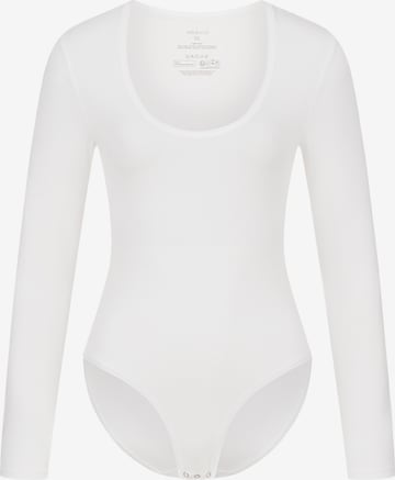 Erlich Textil Shirtbody in Weiß: Vorderseite