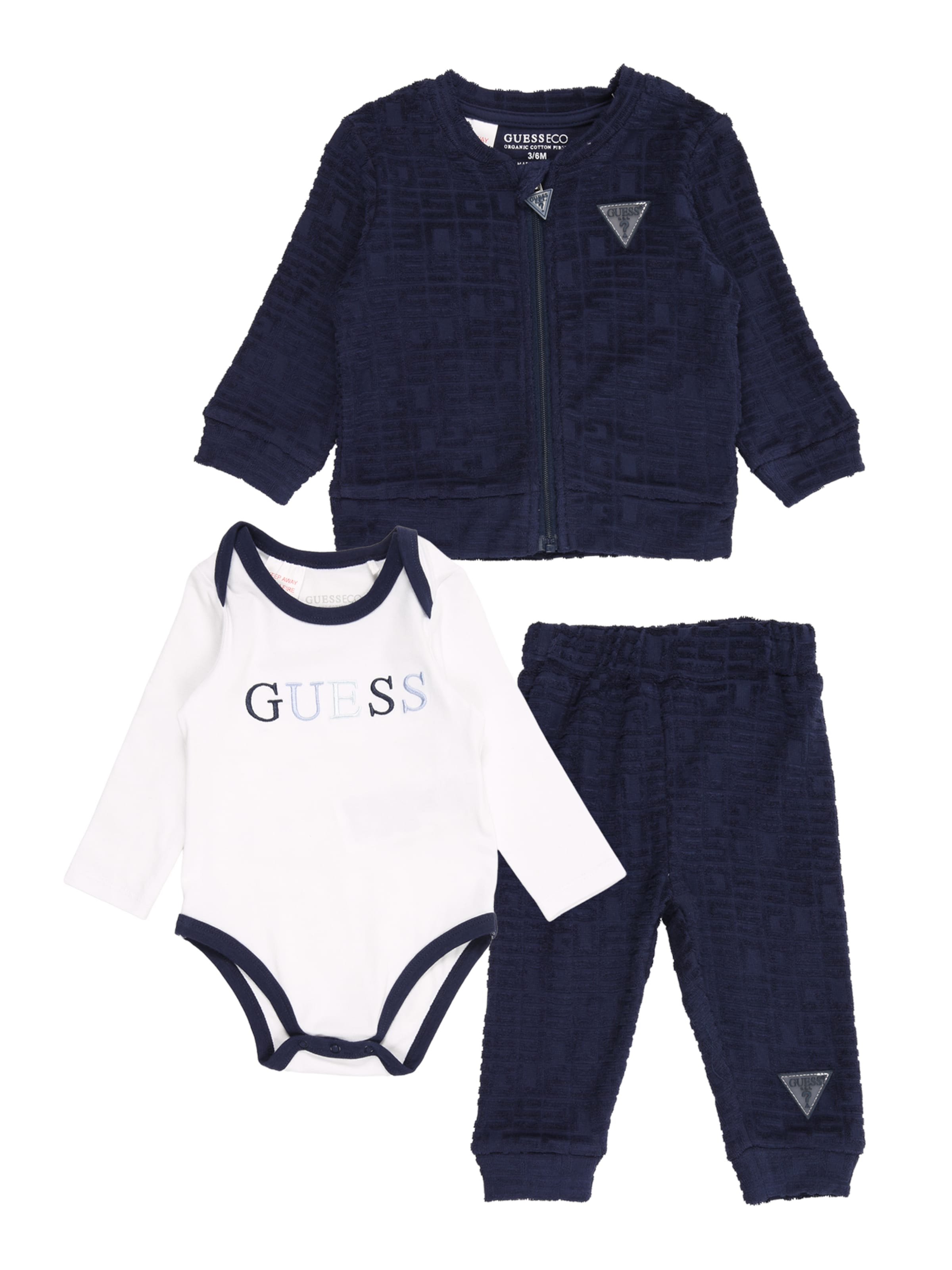 GUESS Set in Blue: front