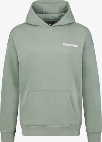 Sublevel Sweatshirt 'Worldwide' in Groen: voorkant