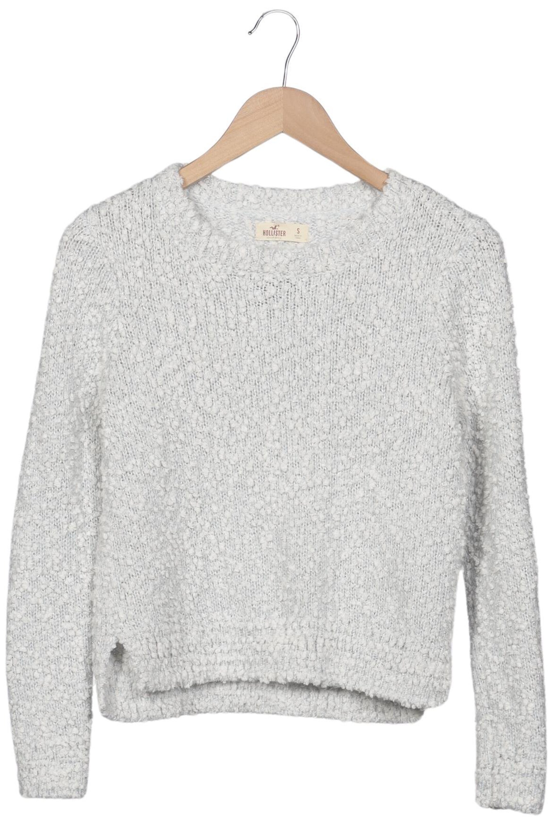 HOLLISTER Sweater & Cardigan in S in Grey: front