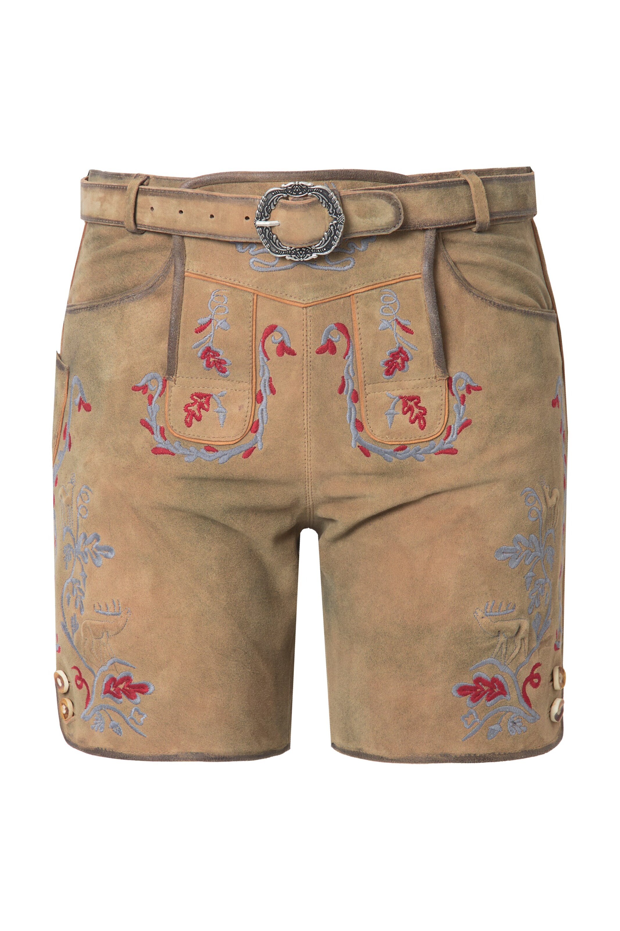 Ulla Popken Regular Hose in Beige: Vorderseite