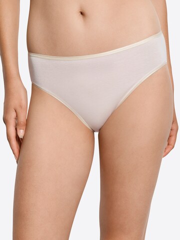 Hanro Midislip ' Cotton Seamless ' in Beige: Vorderseite