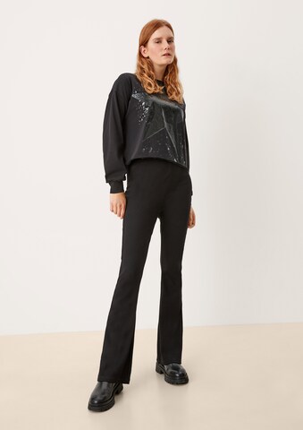 QS Boot cut Pants in Black