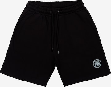 Oldskull Broek in Zwart: voorkant