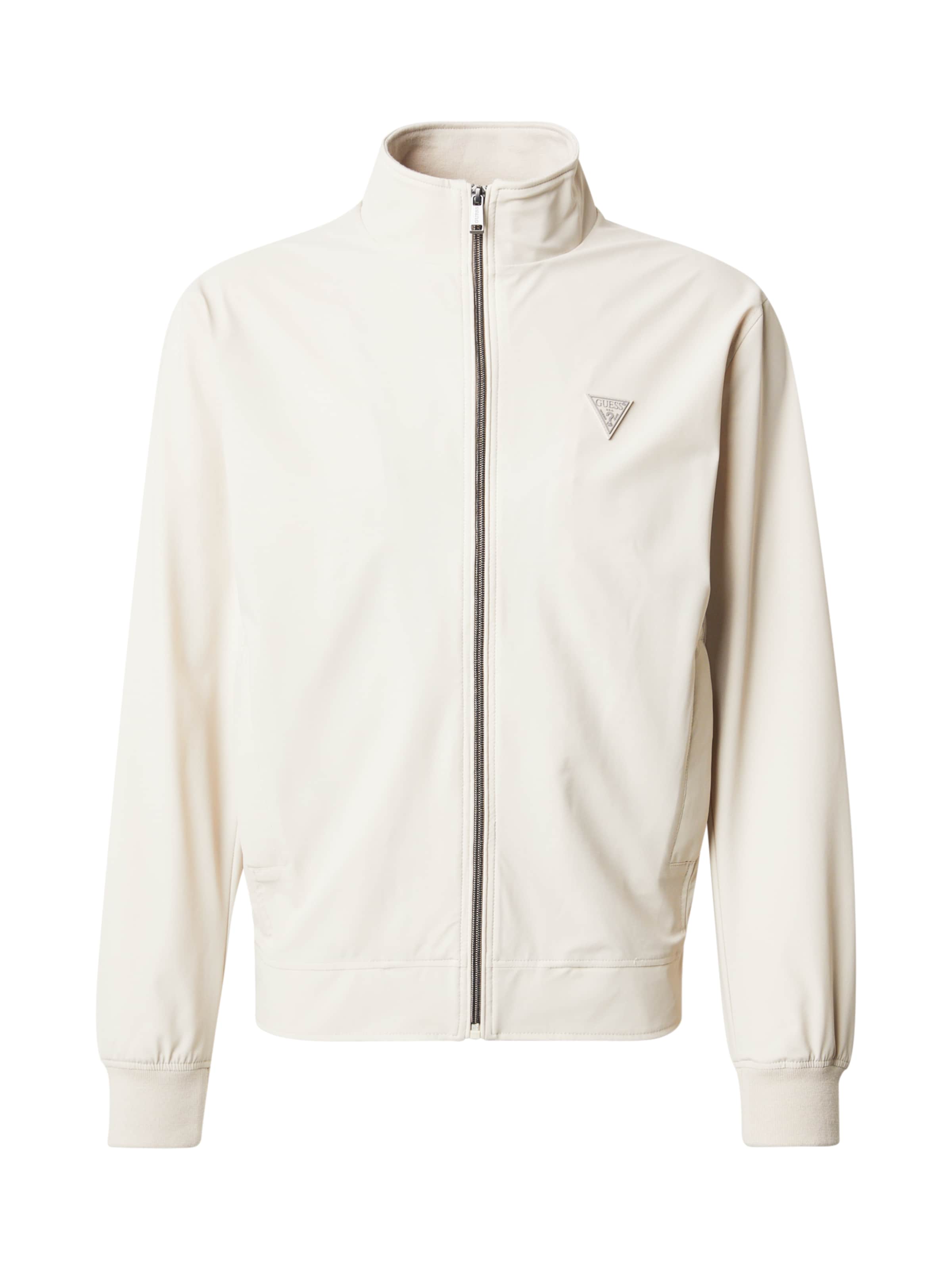 GUESS Přechodná bunda – šedá: přední strana