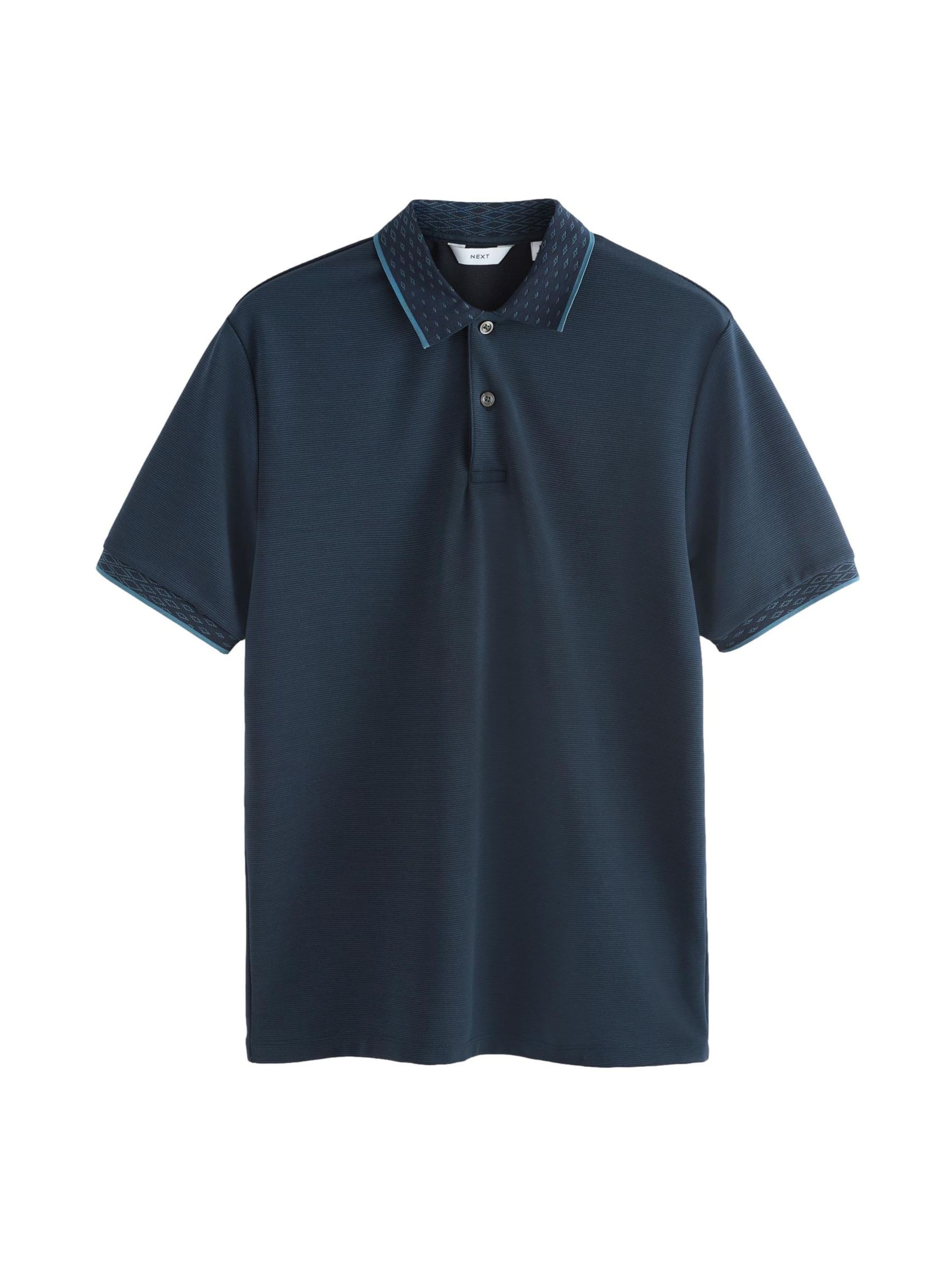 Next Poloshirt in Blau: Vorderseite