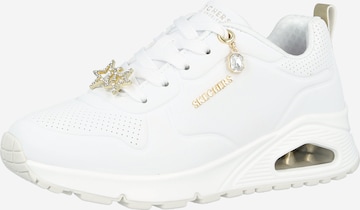SKECHERS Tennarit 'UNO GEN1 - TRENDY JEWELS' värissä valkoinen: etupuoli