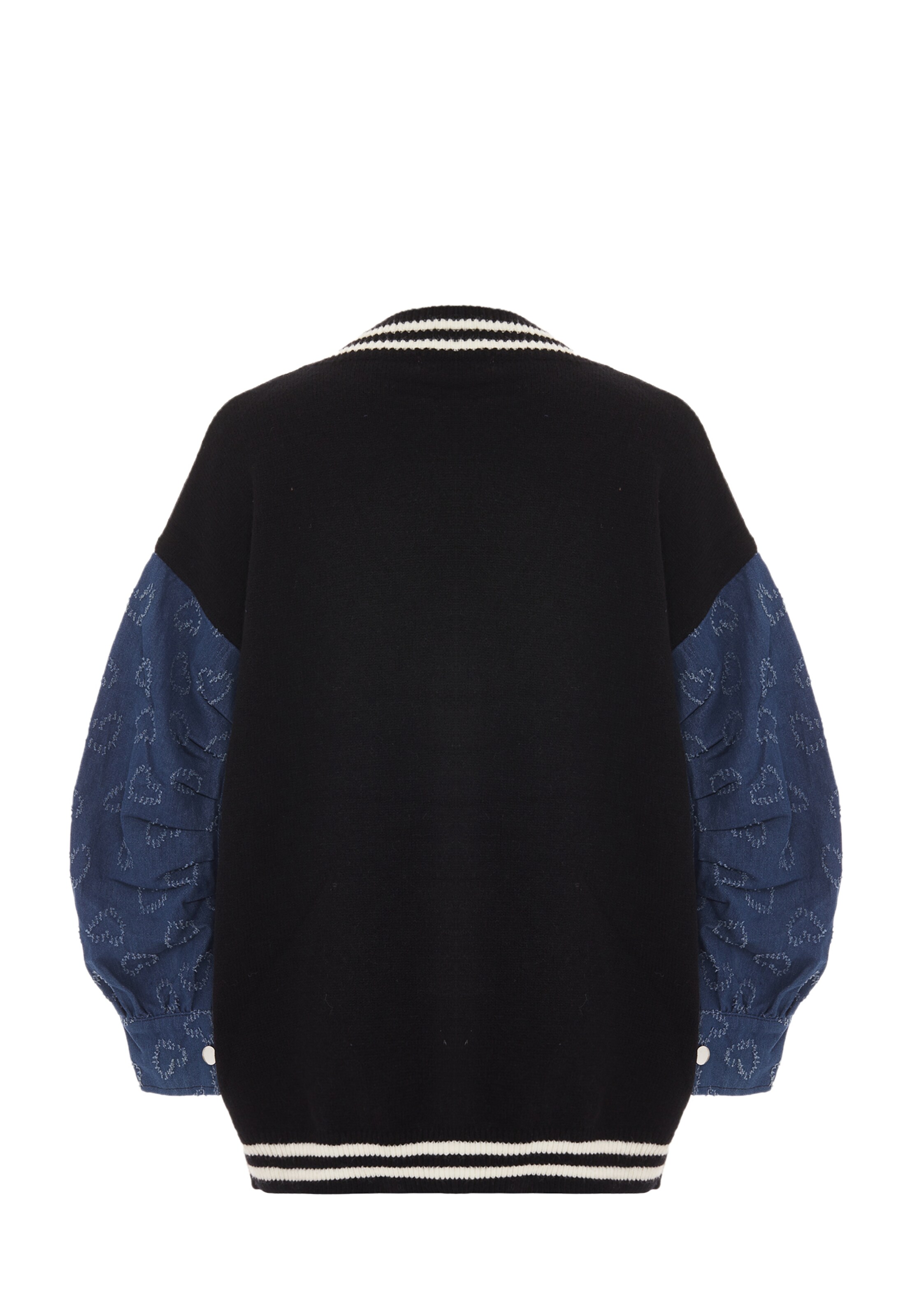 SANIKA - Casaco de malha em preto