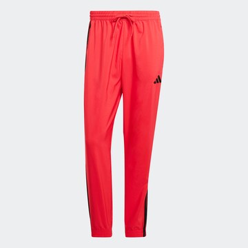 ADIDAS SPORTSWEAR Sports trousers 'Essentials' in Red: front