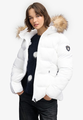 Superdry & Co Talvejope 'Fuji', värv valge: eest vaates