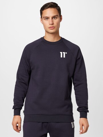 11 Degrees Sweatshirt in Blue: front