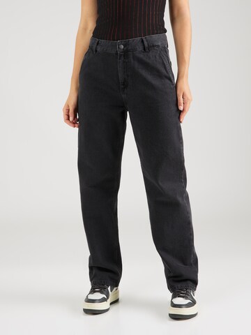 Carhartt WIP Loosefit Jeans 'Pierce' in Zwart: voorkant