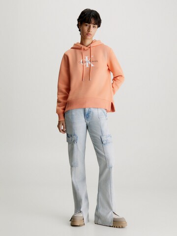 Sweat-shirt Calvin Klein Jeans en orange