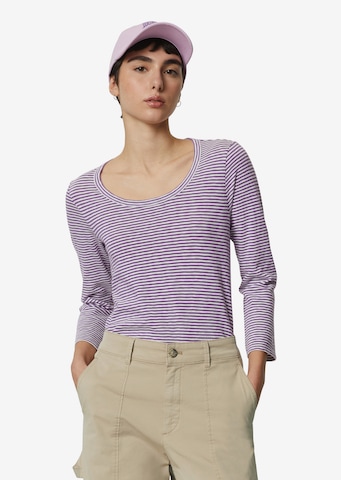 T-shirt Marc O'Polo DENIM en violet : devant