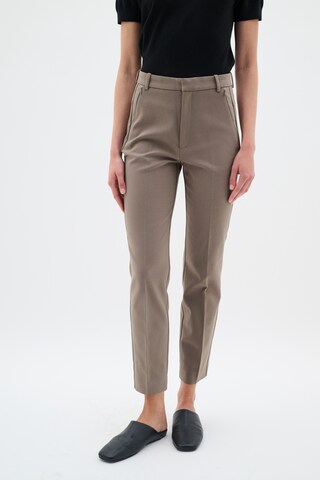 InWear Slimfit Broek 'Emmy' in Bruin: voorkant