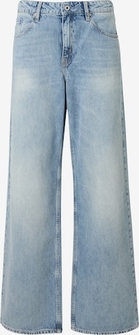 KARL LAGERFELD JEANSWide Leg/ Široke nogavice Traperice - plava boja: prednji dio