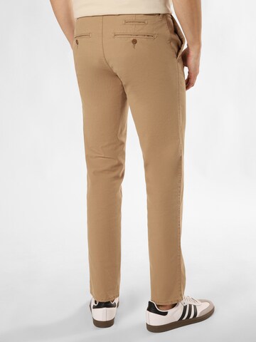 BRAX Regular Chino Pants 'Fabio' in Brown
