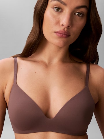 Invisible Soutien-gorge Calvin Klein Underwear en marron