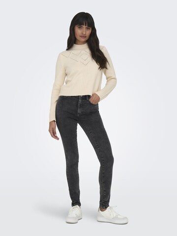 ONLY Skinny Jeans 'FOREVER' in Zwart